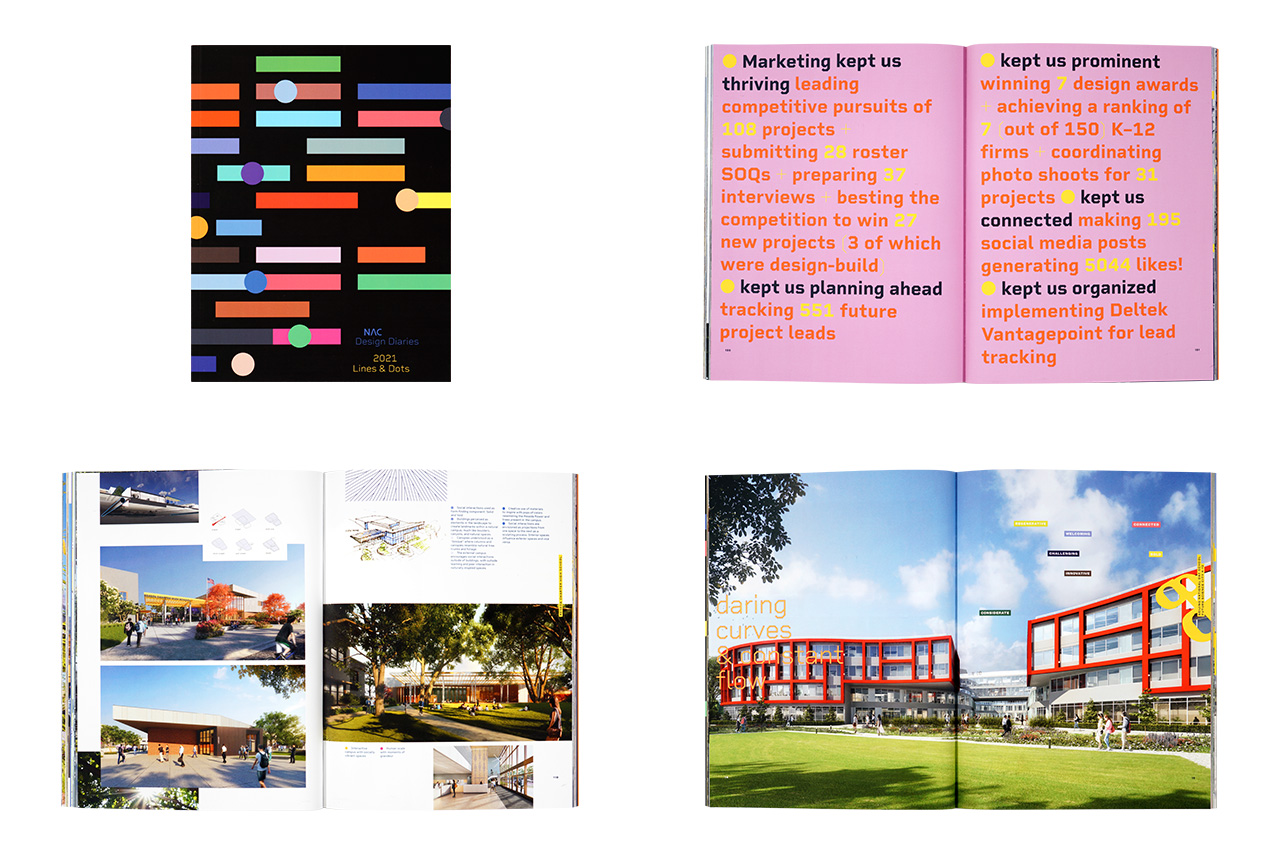 image of a full color perfect binding book